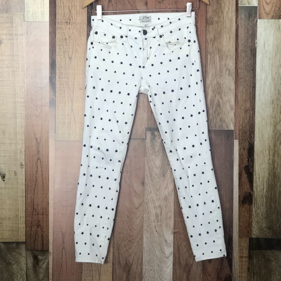 J.crew toothpick jeans 25P - star print - Picture 1 of 8